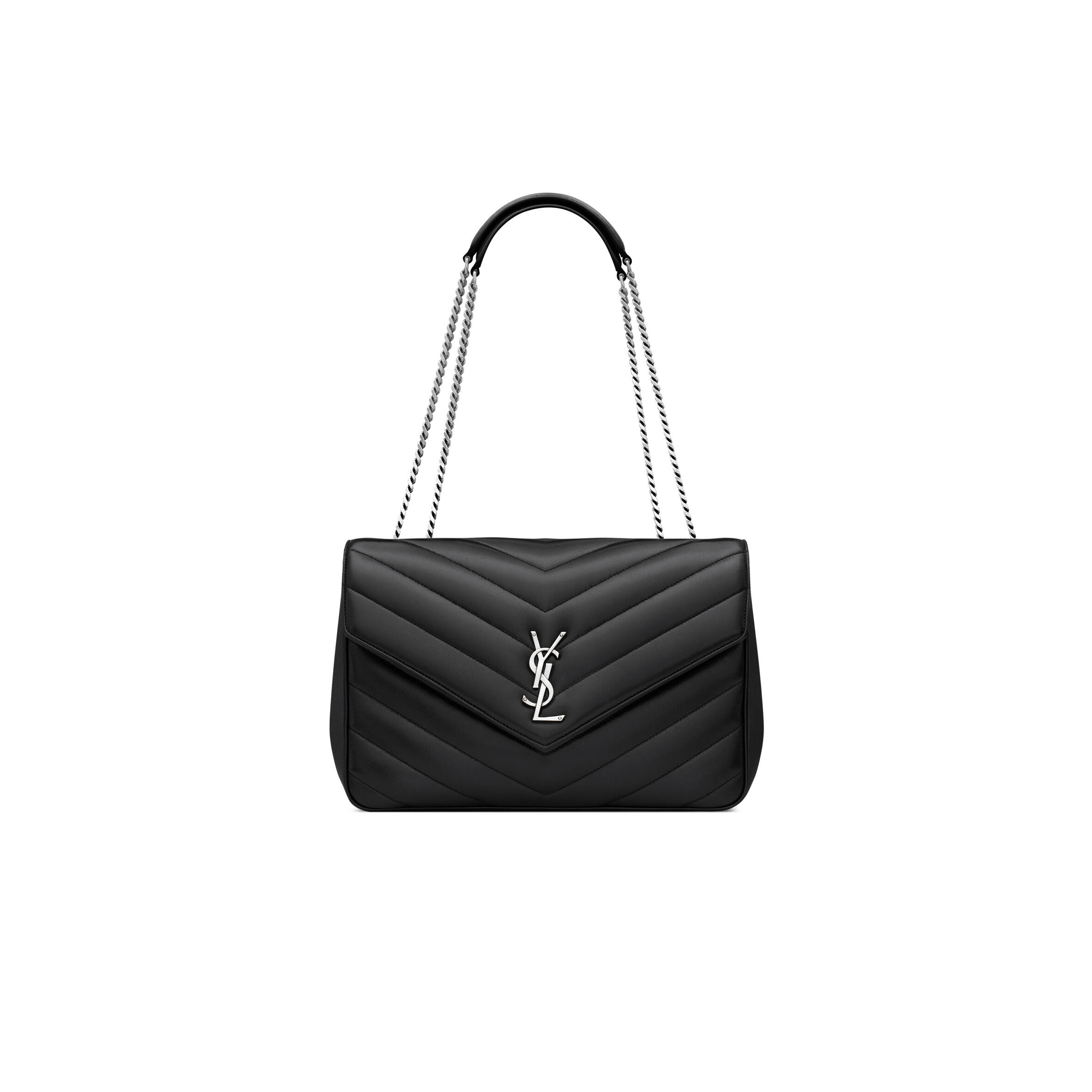 Y*L loulou large in matelassÉ lambskin 803541aae4y1000 (32*22*10cm)